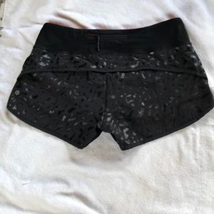 Lululemon speed shorts